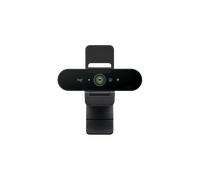 Logitech Brio 4K Webcam for Business, accesso biometrico con Windows Hello, correzione automatica dell'illuminazione, cancellazione del rumore, Works with Microsoft Teams, Zoom, Google Meet, PC/Mac