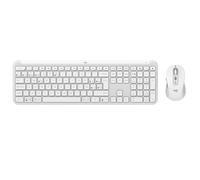 Logitech Acquista il kit di mouse e tastiera sottili Signature MK950 in Off-White, Spagnolo (QWERTY)