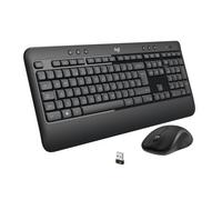 Logitech Advanced MK540 tastiera Mouse incluso USB QWERTY US International Nero, Bianco