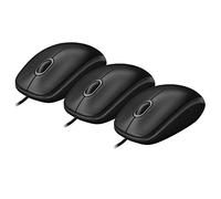 Logitech B100-910-003357 Optical Business Mouse, nero (confezione da 3)