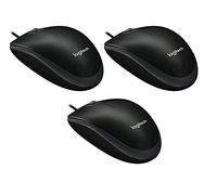 Logitech B100 Optical Business Mouse, 3 Stück | Schwarz, 1