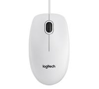 LOGITECH B100 WS - Wired Mouse, USB, light grey