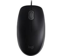 Mouse USB silenzioso Logitech B110 1000 DPI Nero