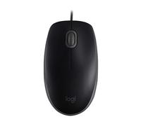 Logitech b110 silent mouse ambidestro usb tipo a ottico 1000 dpi