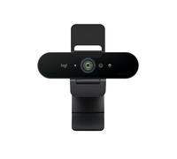 Logitech Brio 4K webcam, videochiamate, microfono cancellazione del rumore, corr