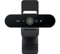 Logitech Brio Stream Webcam - Videochiamata Ultra 4K HD, correzione automatica della luce HD, streaming, nero
