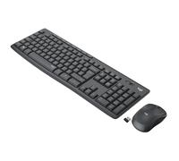 Logitech Bundle Tastiera Wireless+Mouse Desktop Mk295 Silent Combo Usb Layout Ita Colore Grafite