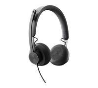 Logitech Zone Wired UC Kopfhrer Kopfband USB Typ-C Schwarz ( 981-000875 )