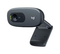Logitech C270 Webcam, Alta Definizione, USB, Nero