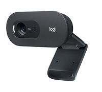 Logitech C505 Webcam HD - Videocamera USB Esterna 720p HD per Desktop o Laptop con Microfono a Lunga Portata, Compatibile con PC o Mac