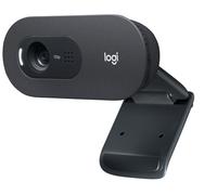 Logitech C505 Webcam HD - Videocamera USB Esterna 720p HD per Desktop o Laptop con Microfono a Lunga Portata, Compatibile con PC o Mac