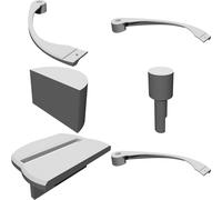 Logitech C525 Webcam Wall Mount - Adjustable Behind Screen Camera Holder