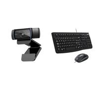 Logitech C920 Hd Pro Webcam, Videochiamata Full Hd 1080P/30Fps, Audio Stereo,