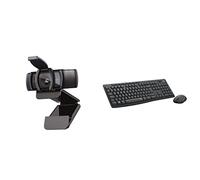 Logitech C920S HD Pro Webcam, Videochiamata Full HD 1080p/30fps, Audio Stereo