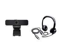 Logitech C925-E Business Webcam, Videochiamata HD 1080p/30fps, Correzione Luce,