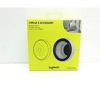 Logitech Circle 2 Supporto Per Finestra, Montaggio Interno, Modalità finestra in-app e Modalità Notte, Compatibile con Telecamera di Sorveglianza Circle 2 Wireless e Cablata - Bianco/Nero