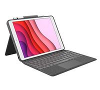 Logitech Combo Touch Keyboard e registratore di cassa Folio Kabling Pan Nordic a 5 livelli Apple iPad da 10,2 pollici (7a gener