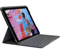 Logitech Combo Touch per iPad (7ª, 8ª e 9ª gen - 2019, 2020, 2021), custodia con trackpad di precisione, tastiera retroilluminata e tecnologia Smart Connector, Layout ITA, Graphite