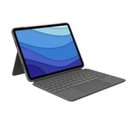 Logitech Combo Touch Tastatur-Case per iPad Pro 11 pollici (1., 2. e 3. generazione) Deutsches QWERTZ-Layout - Grigio