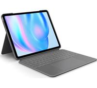 Logitech Combo Touch - Tastatur und Folioh?lle - mit Trackpad - hintergrundbeleuchtet - Apple Smart connector - QWERTZ - Schweiz - Oxford Gray - f?r Apple 13-inch iPad Air M2 Wi-Fi, M2 Wi-Fi + Cellul
