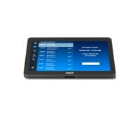 Logitech Controller touch per sala riunioni con touch screen da 10,1 pollici, rivestimento oleorepellente e antiriflesso, VESA FDMI, sensore di movimento, altoparlante a ultrasuoni, ritenzione del