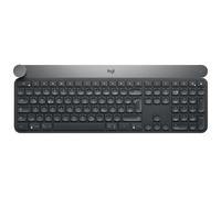LOGITECH - Craft RF Wireless + Bluetooth QWERTZ Tedesco Nero, Grigio tastiera
