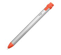 Logitech Crayon Matita digitale per tutti gli iPad | (versioni 2018 e successive) con tecnologia Apple Pencil, design anti-rotolamento e punta intelligente dinamica - Argento