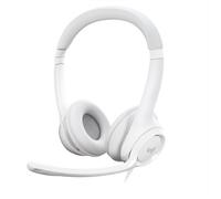 Logitech H390 Auricolare Cablato A Padiglione Ufficio USB tipo A Bianco