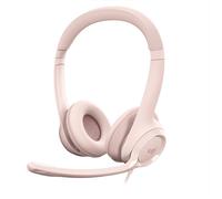 Logitech H390 Auricolare Cablato A Padiglione Ufficio USB tipo A Rosa