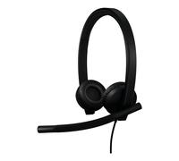 Logitech cuffie Auricolare Cablato Ufficio USB tipo A Nero con Microfono
