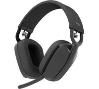 Logitech Cuffie Bluetooth, Wireless Microfono, Antirumore, Grigio -Zone Vibe 100