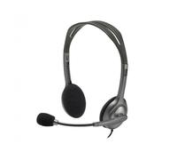 Logitech cuffie con microfono h110, jack 3.5mm
