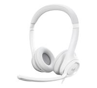 Logitech H390 Auricolare Cablato A Padiglione Ufficio USB tipo A Bianco