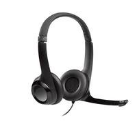 Logitech Cuffie H390 USB Nero con audio digitale ottimizzato e controlli