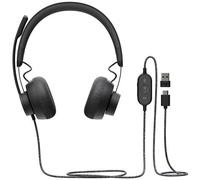 LOGITECH - Cuffie On-ear Zone Teams con Microfono Connessione USB Colore Nero