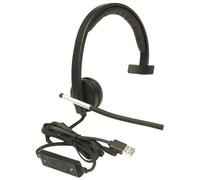 LOGITECH - Cuffie Stereo con Microfono per PC Connessione USB Nera