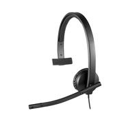 Logitech H570e Auricolare Cablato Nero