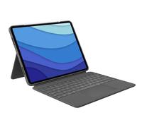 Logitech Custodia con tastiera Combo Touch per iPad Pro in Oxford Grey, iPad Pro da 12,9 pollici (5a e 6a generazione)