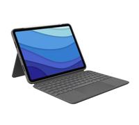 Logitech Custodia con tastiera Combo Touch per iPad Pro in Oxford Grey, Per iPad Pro da 11 pollici (1a, 2a, 3a e 4a gen)