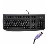 LOGITECH DELUXE 250 TASTIERA PS2 PS/2 LAYOUT SPAGNOLO ES CABLATA CON FILO