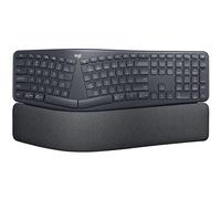 LOGITECH K860FB - Tastiera wireless, Logi Bolt/Bluetooth, ergonomica, nera, DE