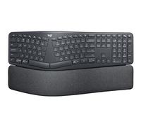 Logitech Ergo K860 Tastiera ergonomica wireless con poggiapolsi - Tastiera divisa per Windows/Mac, connettività Bluetooth o USB