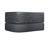 Logitech ERGO K860 Wireless Split Keyboard - Tastiera Ergonomica Wireless, Poggiapolsi, Connettività Bluetooth e USB, Compatibile con Windows e Mac, Layout Italiano QWERTY - Grigio