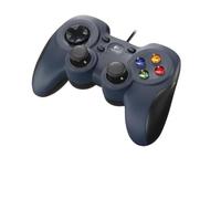 Logitech F310 Gamepad, Controller Cablato con Layout Stile Console, Tastierino Direzionale 4 Switch, XInput/DirectInput, Impugnatura Comoda, Cavo da 1.8 m, PC, Blu/Nero