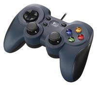 Logitech F310 Gamepad, Controller Cablato con Layout Stile Console, Tastierino Direzionale 4 Switch, XInput/DirectInput, Impugnatura Comoda, Cavo da 1.8 m, PC, Blu/Nero