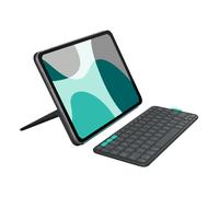 Logitech Flip Folio - Custodia con tastiera per iPad in Graphite