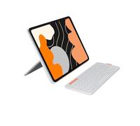 Logitech Flip Folio, custodia con tastiera per iPad Pro (M4) e iPad Air da 13 pollici(M2 e M3)(2024, 2025) protettiva e ripiegabile,più tastiera multi dispositivo Bluetooth,ITA QWERTY - Grigio Pallido