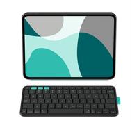 Logitech Flip Folio - Custodia con tastiera per iPad in Graphite, iPad Pro da 11 pollici (M4), iPad Air da 11 pollici (M2 e M3), iPad Air (5ª gen)