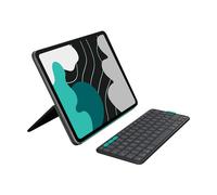 Logitech Flip Folio - Custodia con tastiera per iPad in Graphite, iPad Pro da 13 pollici (M4), iPad Air da 13 pollici (M2 e M3)