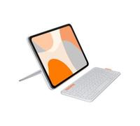 Logitech Flip Folio QWERTY Italiano Bluetooth Grigio chiaro